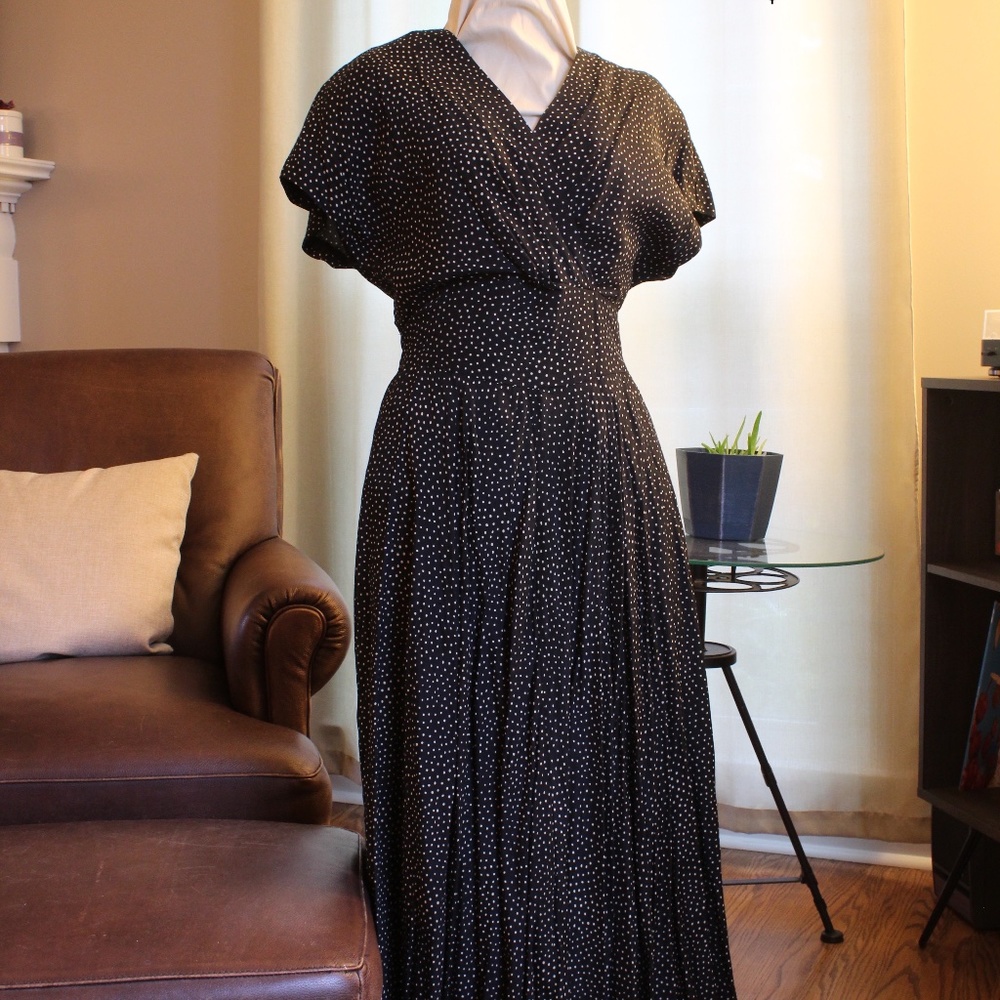 Vintage Black Donna Ricco Dress